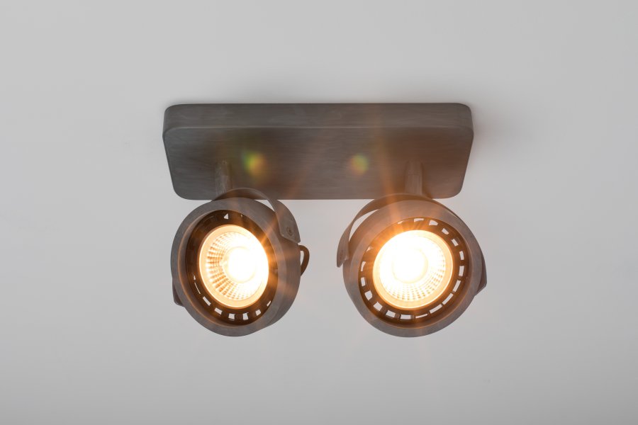 ZUIVER Dice-2 Dtw spotlys - galvaniseret