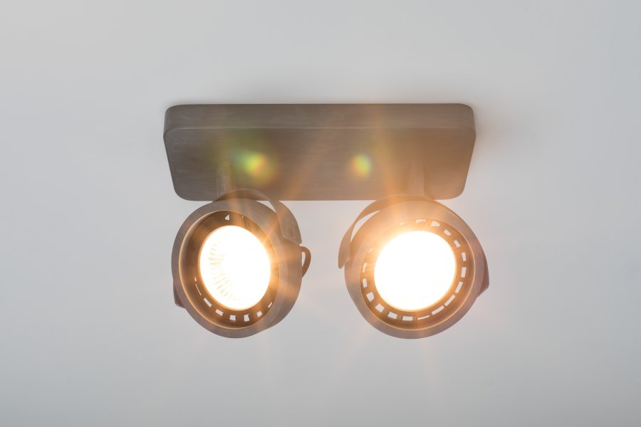 ZUIVER Dice-2 Dtw spotlys - galvaniseret