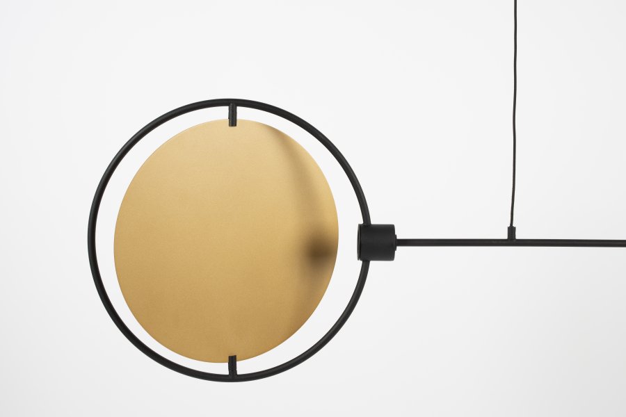 ZUIVER Sirius loftlampe - sort jern