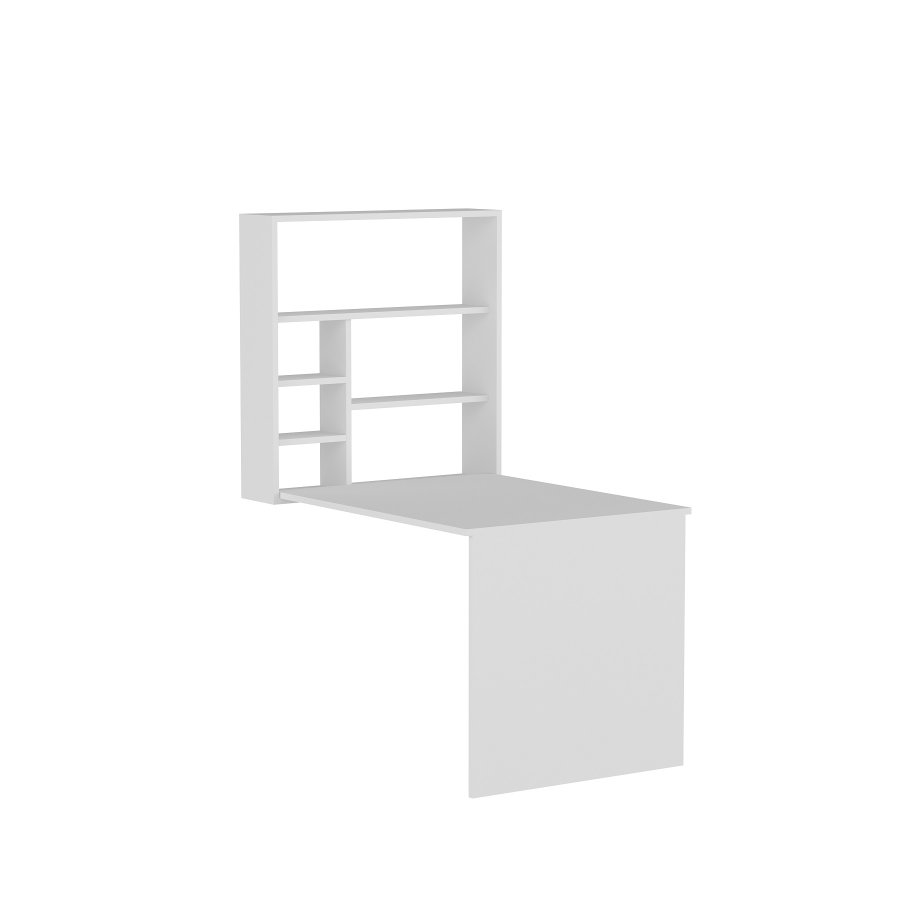 NORDVÄRK Sedir-studiebord, hvid