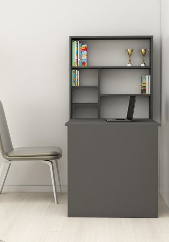 NORDVÄRK Sedir-studiebord, antracit