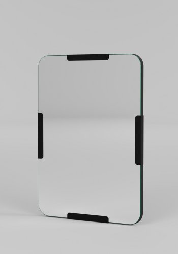 NORDVÄRK Kode dekorativt spejl, sort