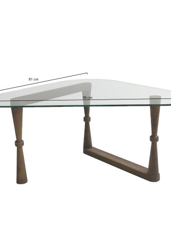 NORDVÄRK Cam sofabord, valnd