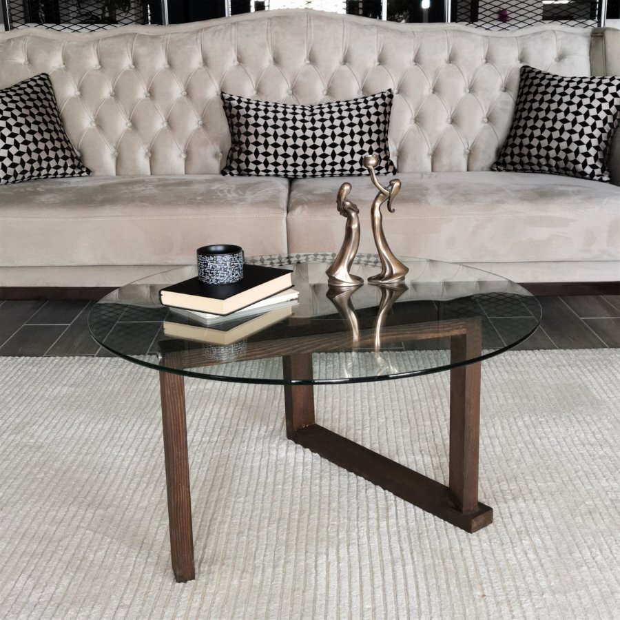 NORDVÄRK Yuvarlak sofabord, valnd