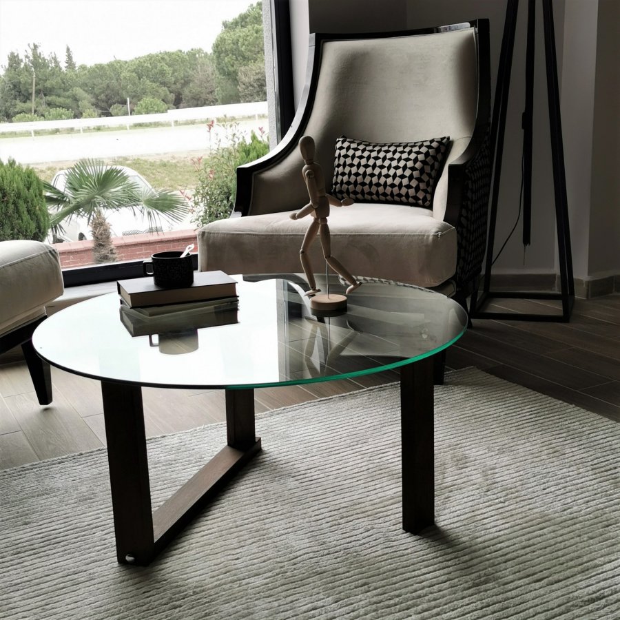 NORDVÄRK Yuvarlak sofabord, valnd