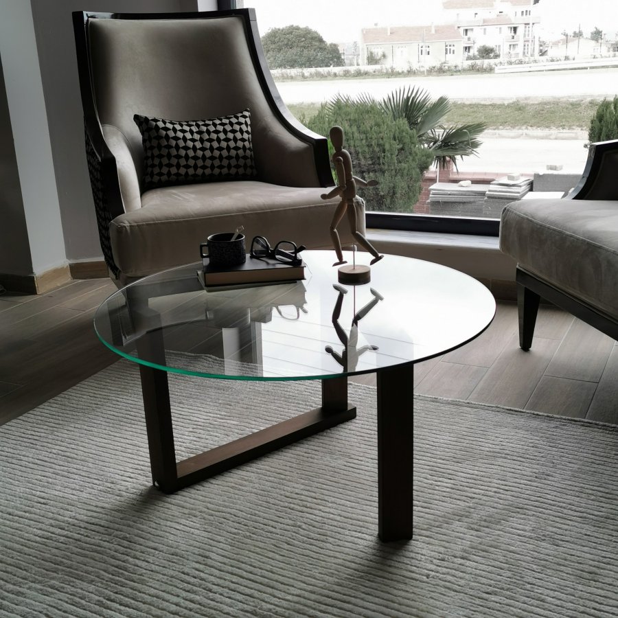 NORDVÄRK Yuvarlak sofabord, valnd