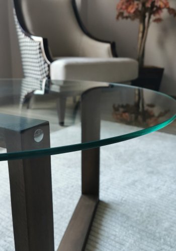 NORDVÄRK Yuvarlak sofabord, valnd