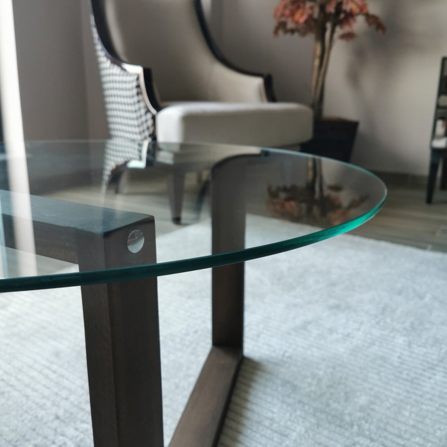 NORDVÄRK Yuvarlak sofabord, valnd