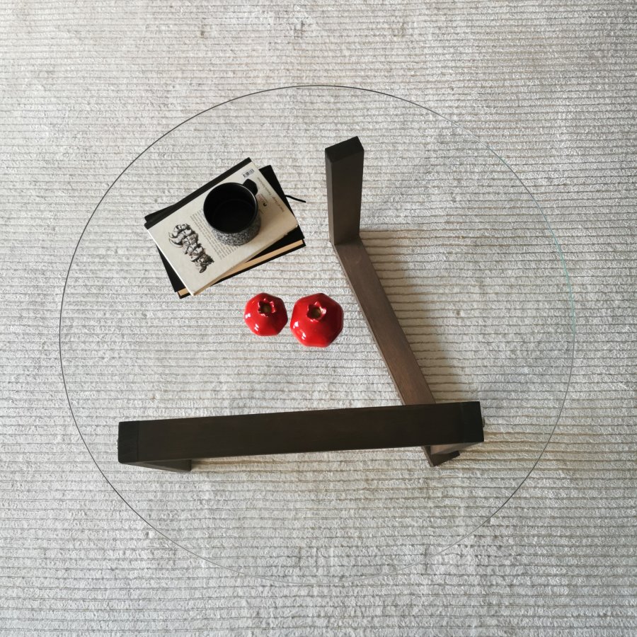 NORDVÄRK Yuvarlak sofabord, valnd