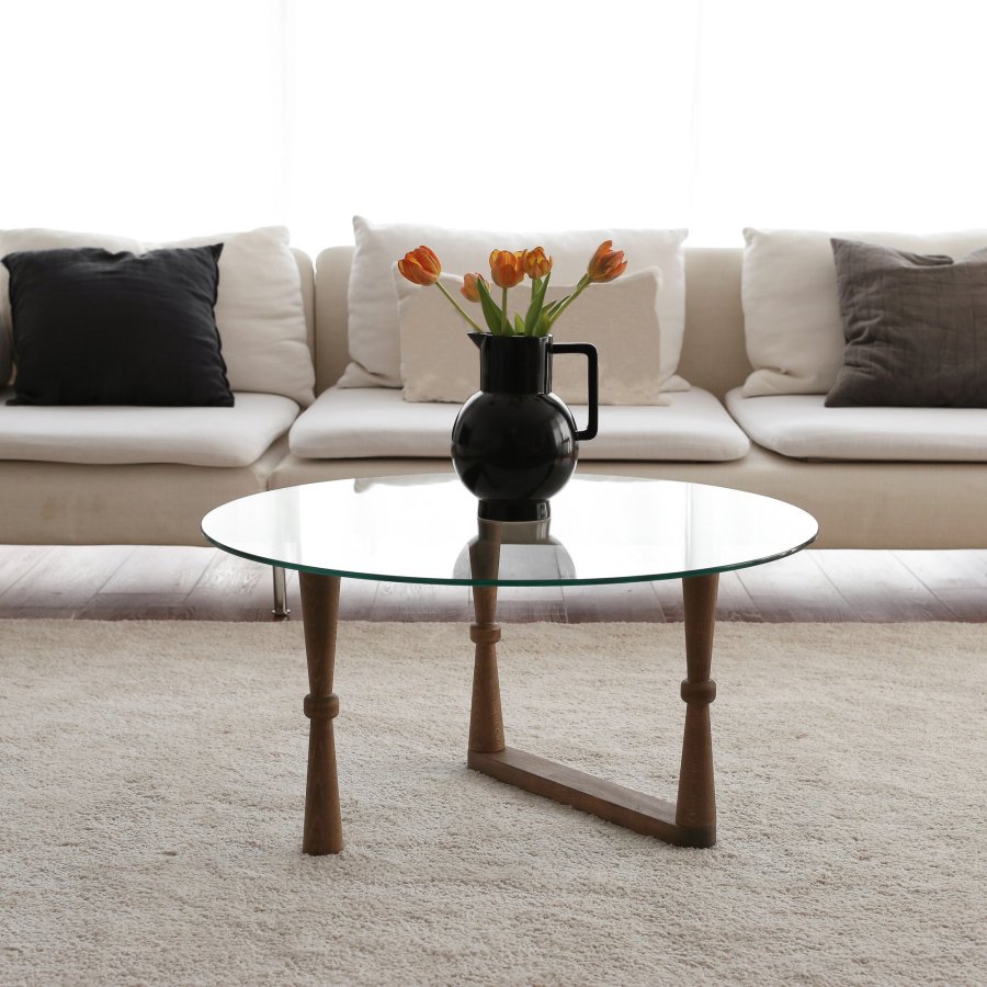 NORDVÄRK Yuvarlak sofabord, valnd