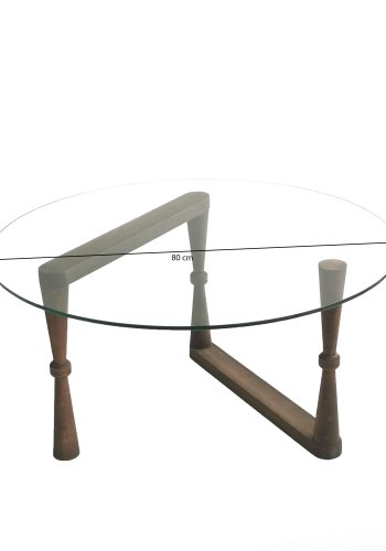 NORDVÄRK Yuvarlak sofabord, valnd