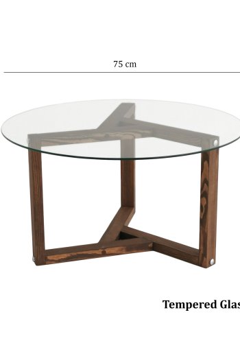 NORDVÄRK Miro sofabord, valnd