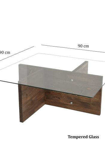 NORDVÄRK Glory sofabord, valnd