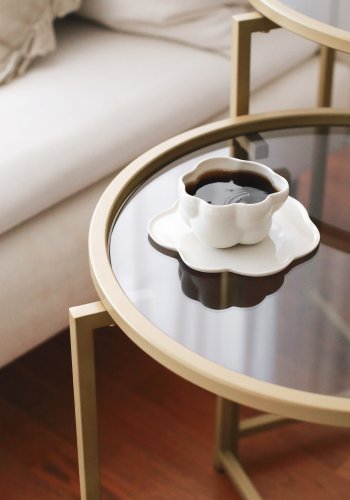 NORDVÄRK S406 Sofabordsst, guldRg