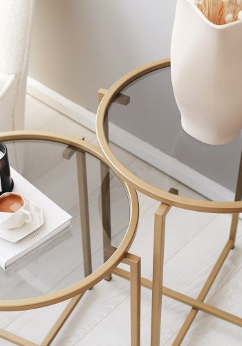 NORDVÄRK S407 Sofabord, guldRg