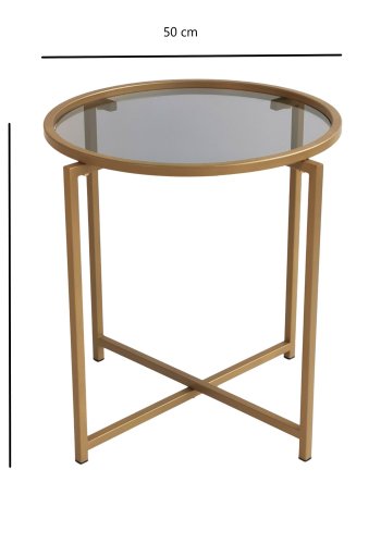 NORDVÄRK S407 Sofabord, guldRg