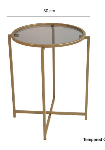 NORDVÄRK S407 Sofabord, guldRg