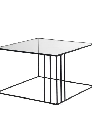 NORDVÄRK Outline sofabord, sort