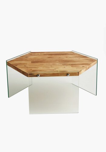 NORDVÄRK Hexagon sofabord, eg