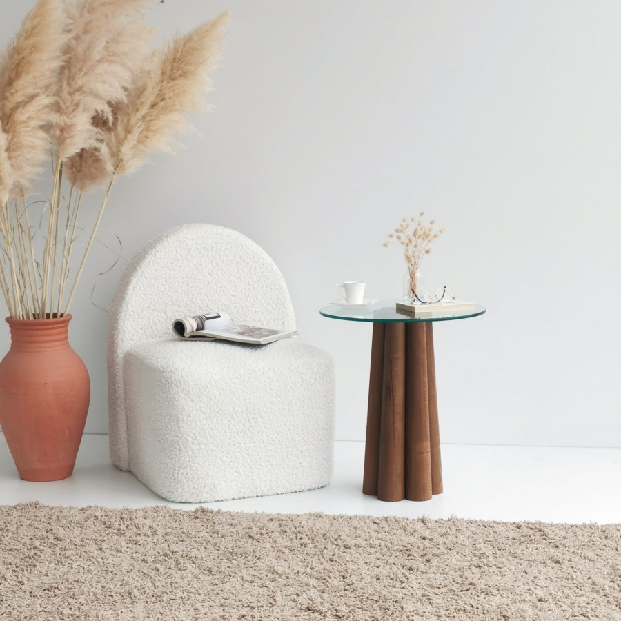 NORDVÄRK Pianeta sofabord, valnd