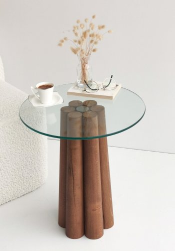 NORDVÄRK Pianeta sofabord, valnd