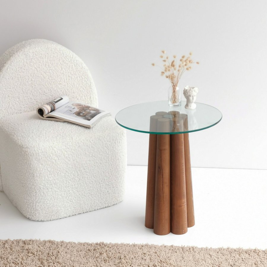 NORDVÄRK Pianeta sofabord, valnd