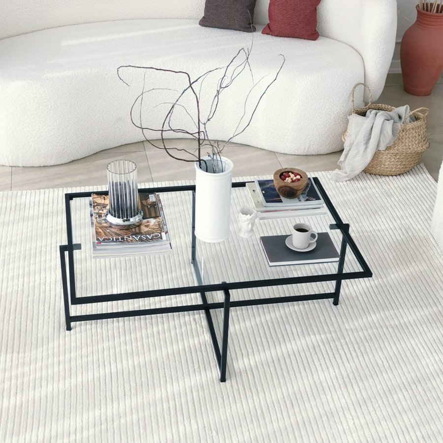 NORDVÄRK Sun sofabord, sort