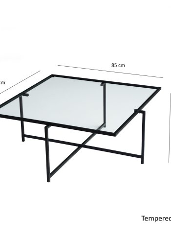 NORDVÄRK Sun sofabord, sort