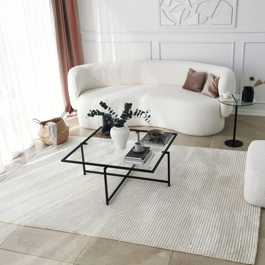 NORDVÄRK Sun sofabord, sort