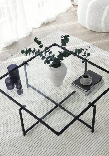 NORDVÄRK Sun sofabord, sort