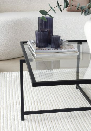 NORDVÄRK Sun sofabord, sort