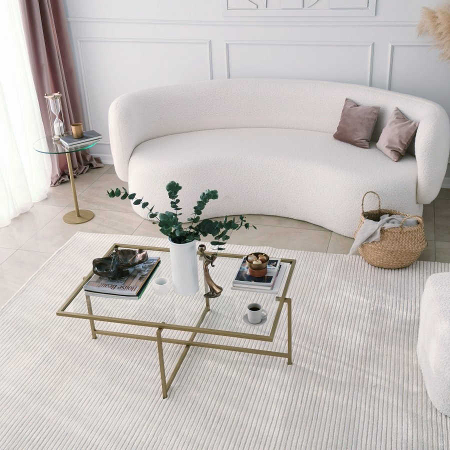 NORDVÄRK Sol sofabord, guld