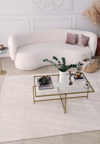 NORDVÄRK Sol sofabord, guld