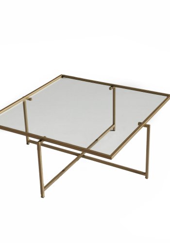 NORDVÄRK Sol sofabord, guld
