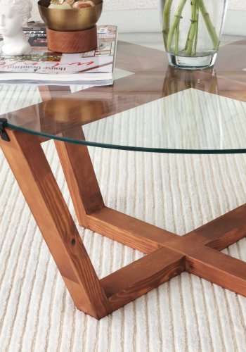 NORDVÄRK Lotus sofabord, tr