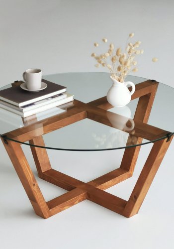 NORDVÄRK Lotus sofabord, tr