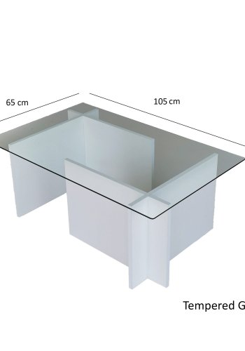 NORDVÄRK Escape sofabord, hvid