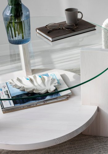 NORDVÄRK Mondo sofabord, hvid