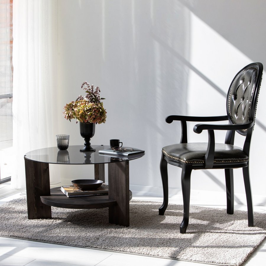 NORDVÄRK Mondo sofabord, antracitMrkebrun