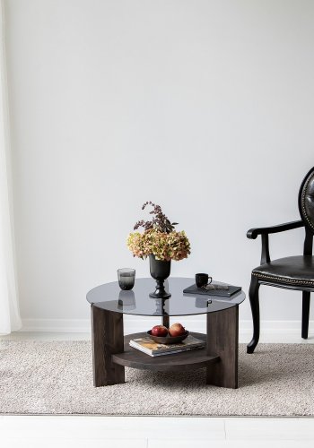 NORDVÄRK Mondo sofabord, antracitMrkebrun
