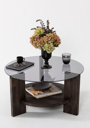 NORDVÄRK Mondo sofabord, antracitMrkebrun