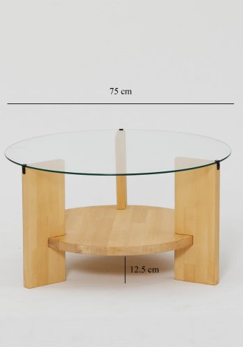 NORDVÄRK Mondo sofabord, eg