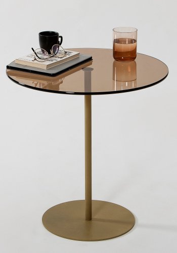 NORDVÄRK Chill sidebord, guldBronze