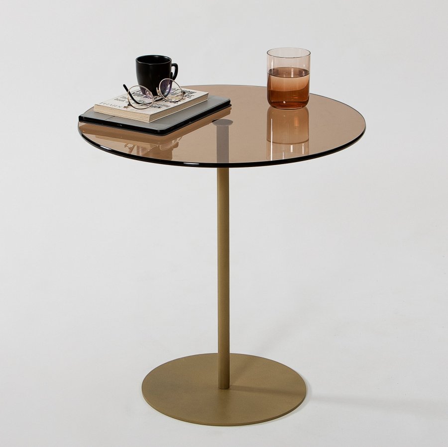 NORDVÄRK Chill sidebord, guldBronze