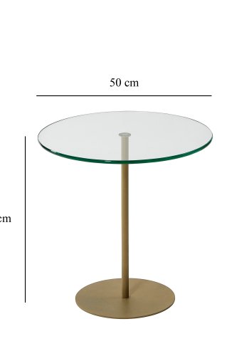 NORDVÄRK Chill sidebord, guld