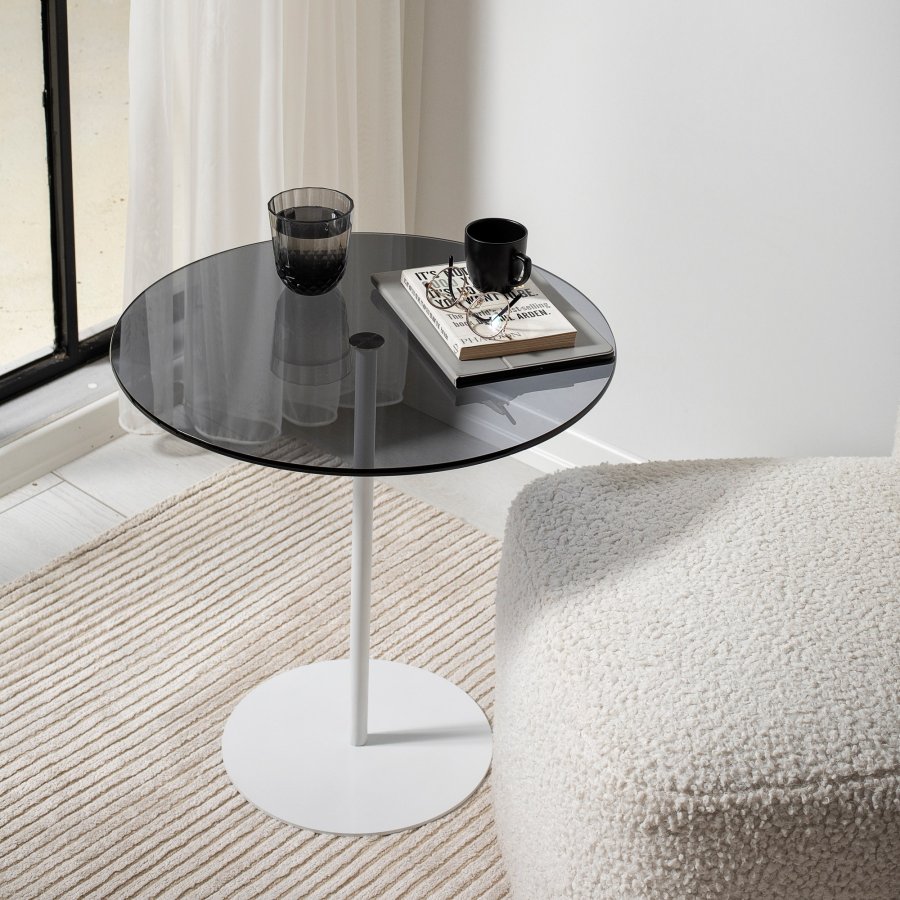 NORDVÄRK Chill sidebord, hvidMrkegr