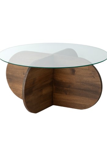 NORDVÄRK Bubble sofabord, valnd