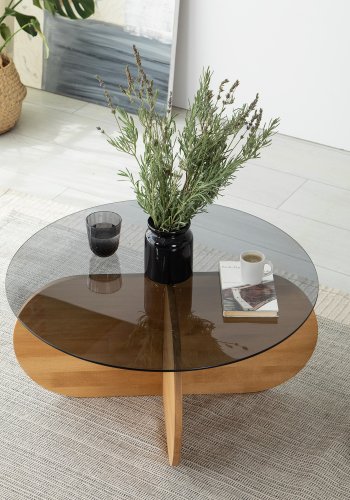 NORDVÄRK Bubble Sofabord, Eg