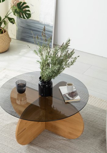 NORDVÄRK Bubble Sofabord, Eg