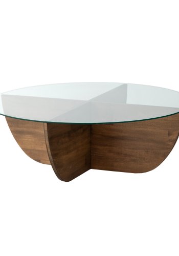 NORDVÄRK Lily sofabord, valnd